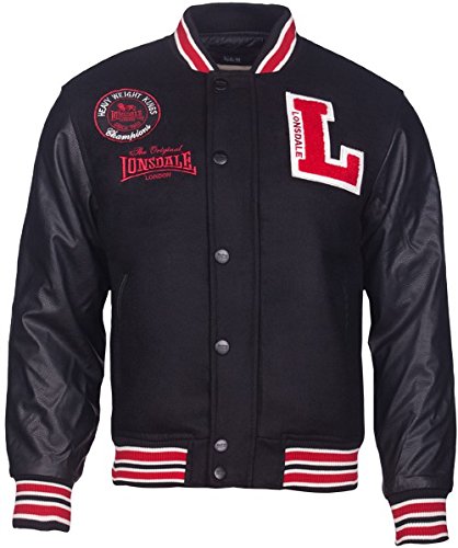 Lonsdale Collegejacke XXXL Oxford All Season | Herren Collegejacke - Baseballjacke - Varsityjacke Collagejacke - Bomberjacke Winter von Lonsdale
