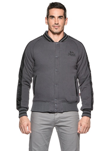 Lonsdale College Sweatjacke anthrazit M von Lonsdale