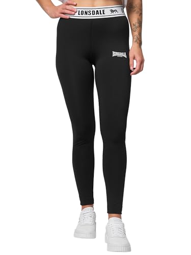 Lonsdale Damen BALLINGUILE Formende Legging, Blanco/Schwarz, von Lonsdale
