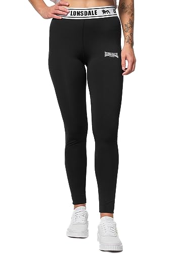 Lonsdale Damen BALLINGUILE Formende Legging, Blanco/Schwarz, von Lonsdale