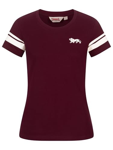 Lonsdale Damen Corton T-Shirt, Oxblood/Ecru, X-Large Lonsdale Damen Corton T-Shirt, Oxblood/Ecru, X-Large von Lonsdale