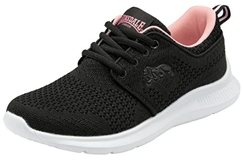 Lonsdale Damen Durham Running Shoe, Black/Tea Rose, 39 EU Lonsdale Damen Durham Running Shoe, Black/Tea Rose, 39 EU von Lonsdale