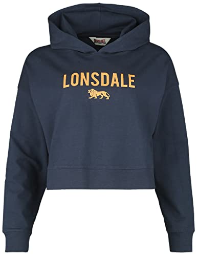 Lonsdale Damen Queenscliff Sweatshirt, Navy/Orange, M EU von Lonsdale