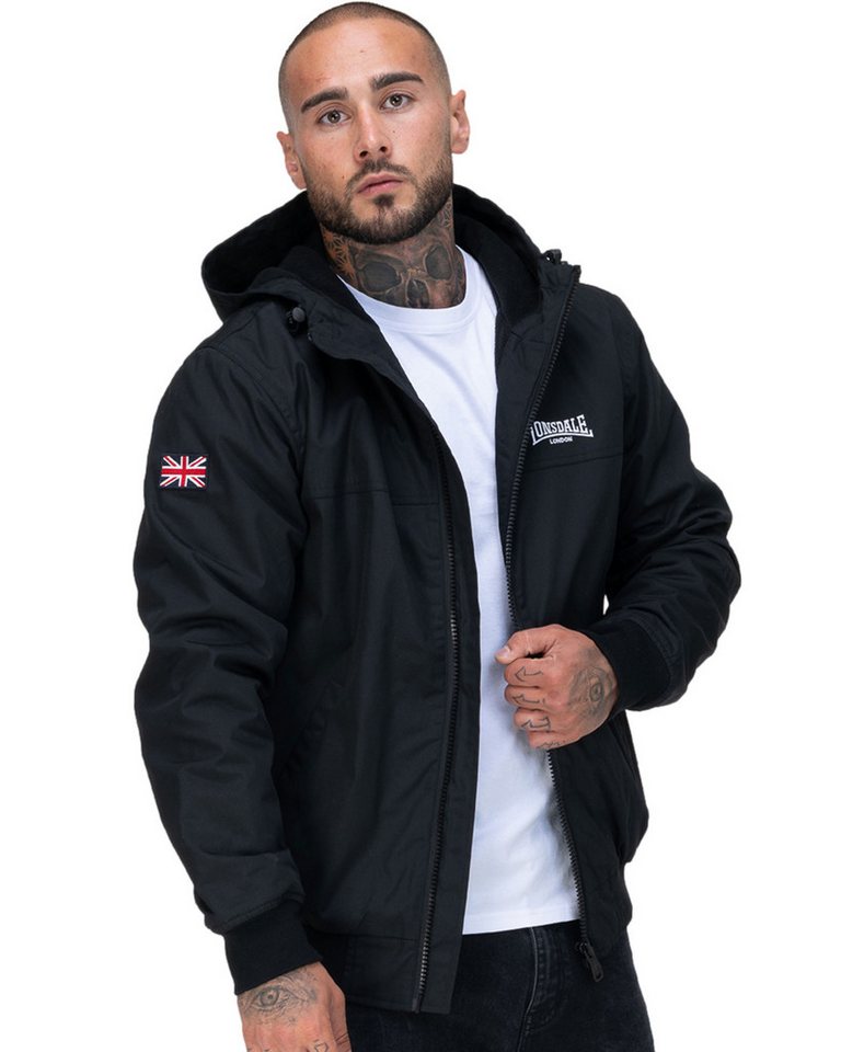 Lonsdale Fleecejacke Lonsdale Herren Jacke Dunster (Packung, 1 Jacke) mit Kapuze von Lonsdale