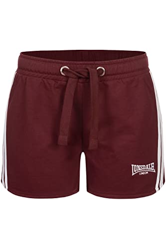 Lonsdale Frauen Shorts CARLOWAY Oxblood/White L 117406 von Lonsdale