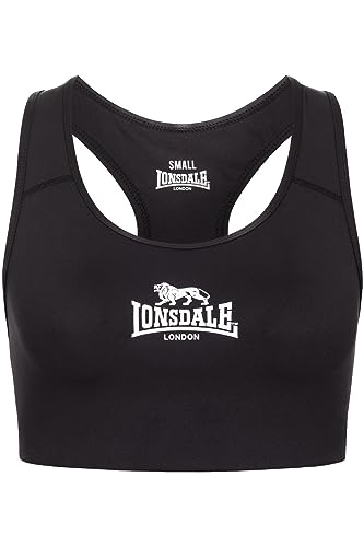 Lonsdale Frauen Sport-BH WARDOUR Black/White L von Lonsdale