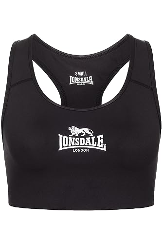 Lonsdale Frauen Sport-BH WARDOUR Black/White M von Lonsdale