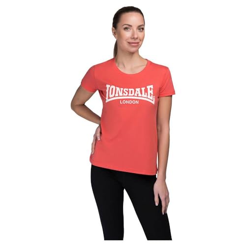 Lonsdale Frauen T-Shirt CARTMEL Salmon/White M von Lonsdale