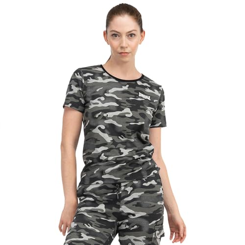 Lonsdale Frauen T-Shirt MARGILL, Camo Grey, XS, 117639 Lonsdale Frauen T-Shirt MARGILL, Camo Grey, XS, 117639 von Lonsdale