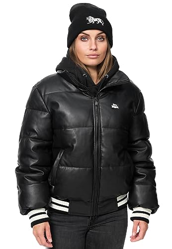 Lonsdale Frauen Winterjacke HYBREASAL Black/White L, 117510 von Lonsdale