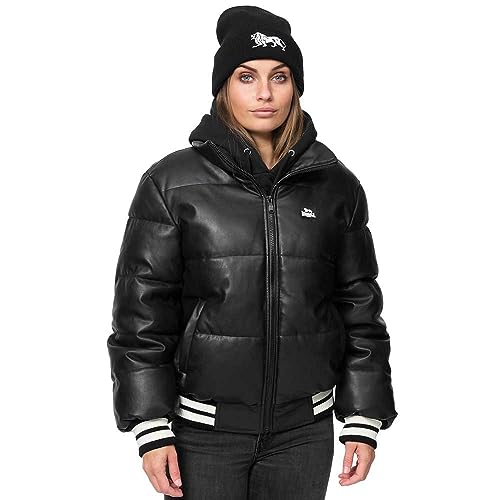 Lonsdale Frauen Winterjacke HYBREASAL Black/White M, 117510 von Lonsdale