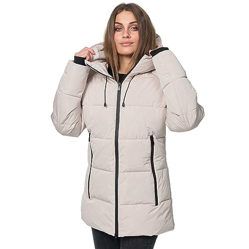 Lonsdale Frauen Winterjacke mit Kapuze SALLY Sand M, 117512 von Lonsdale