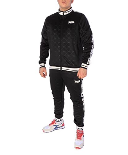 Lonsdale Herren Ashwell Trainingsanzug, Black/White, M Lonsdale Herren Ashwell Trainingsanzug, Black/White, M von Lonsdale