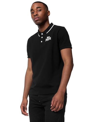 Lonsdale Herren BALLYGALLEY Poloshirt, Black/White, M von Lonsdale
