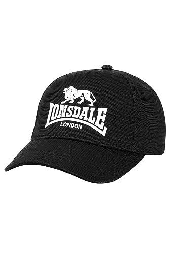 Lonsdale Herren BECKBURY Kappe, Black/White, Einheitsgröße von Lonsdale