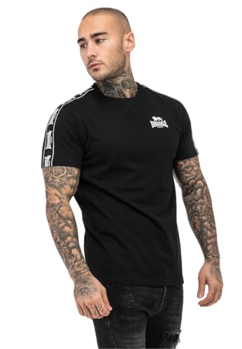 Lonsdale Herren BRINDISTER T-Shrit, Black/White, M von Lonsdale