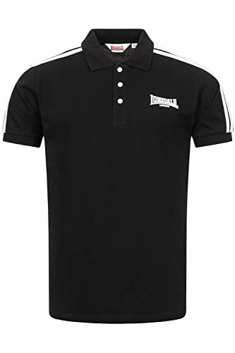 Lonsdale Herren BROCHEL Poloshirt, Black/White, L von Lonsdale