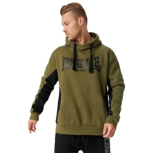 Lonsdale Herren Balmullo Kapuzenpullover, Grün, 3XL EU von Lonsdale