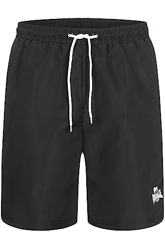 Lonsdale Herren Beachshorts Normale Passform BALCHRICK Black/White XL 114097 von Lonsdale