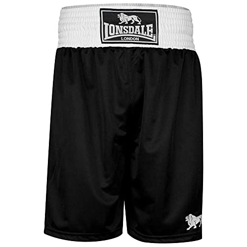 Lonsdale Herren Boxhose Amateur Trunk Black XL von Lonsdale