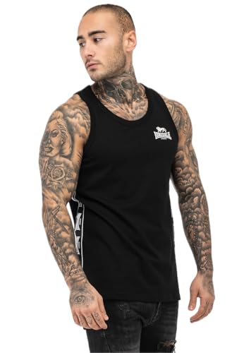 Lonsdale Herren CLOUSTA Singlet, Black/White, Small von Lonsdale