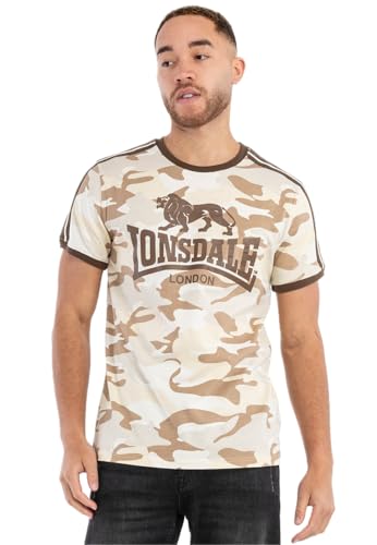 Lonsdale Herren CREGNEASH T-Shrit, Camo Desert, L von Lonsdale