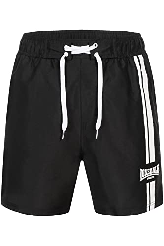 Lonsdale Herren DALNESSIE Badehose, Black/White, XXL von Lonsdale