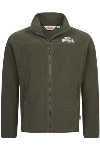 Lonsdale Herren Fleecejacke normale Passform ARDGOUR Olive/White L von Lonsdale