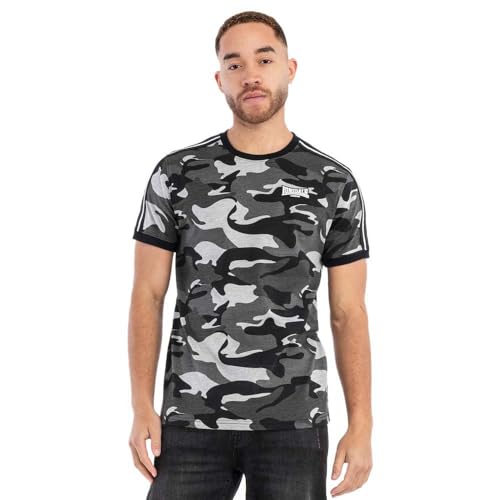 Lonsdale Herren GUNNISTA T-Shrit, Camo Grey, L von Lonsdale