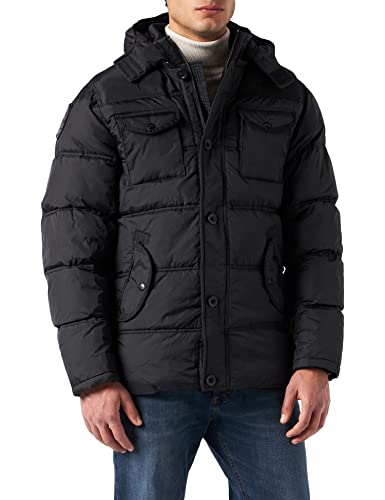 Lonsdale Herren winterjas Darren Jacke, Schwarz, S EU von Lonsdale