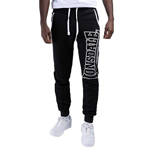 Lonsdale Herren Jogginghose MARLDON mit hohem Black, 5XXL von Lonsdale