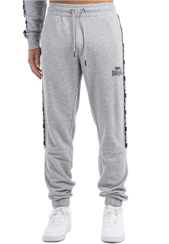 Lonsdale Herren Jogginghose Normale Passform GRUTNESS, Marl Grey/Black/White, 3XL, 117562 von Lonsdale