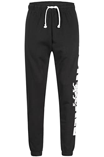 Lonsdale Herren Jogginghose Normale Passform PORTESSIE Black/White 3XL von Lonsdale