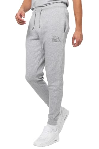 Lonsdale Herren Jogginghose Normale Passform RATHVEN Marl Grey/Black XXL von Lonsdale