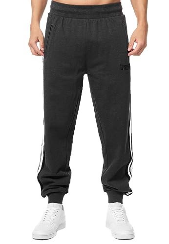 Lonsdale Herren Jogginghose Normale Passform VESINGTON Marl Anthra/Black/White 3XL, 117481 von Lonsdale