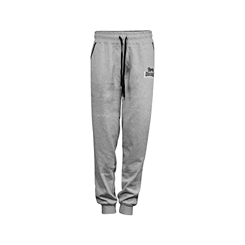 Lonsdale Herren Jogginghose Two Tones, Farbe:Marl Grey, Größe:5XL von Lonsdale