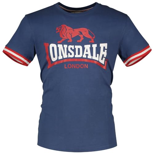 Lonsdale Herren KERGORD T-Shrit, Navy/Red/White, XXL von Lonsdale