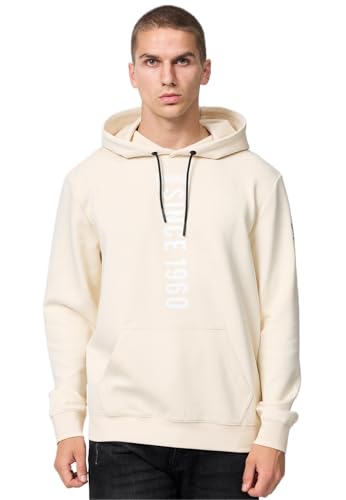 Lonsdale Herren Kapuzensweatshirt Normale Passform GALMOY Sand/Off-White/Black 3XL, 117465 von Lonsdale