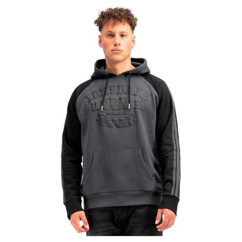Lonsdale Herren Kapuzensweatshirt Normale Passform LINNFOOTS Anthracite/Black 3XL Lonsdale Herren Kapuzensweatshirt Normale Passform LINNFOOTS Anthracite/Black 3XL von Lonsdale