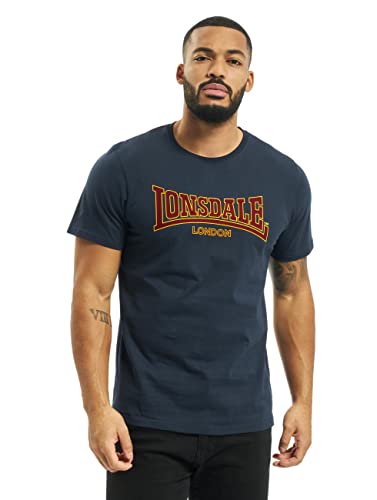 Lonsdale Herren Langarmshirt T-Shirt Classic Slimfit, Königsblau, L von Lonsdale