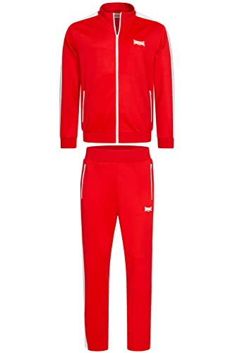 Lonsdale Herren MANHAY Tracksuit, Red/White, XL von Lonsdale