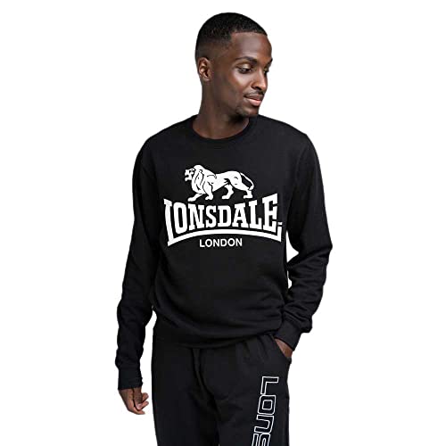 Lonsdale Herren Men Crewneck Gosport Sweatshirt, Schwarz, L EU Lonsdale Herren Men Crewneck Gosport Sweatshirt, Schwarz, L EU von Lonsdale