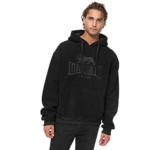 Lonsdale Herren Newchapel Sweatshirt, Schwarz, M EU von Lonsdale