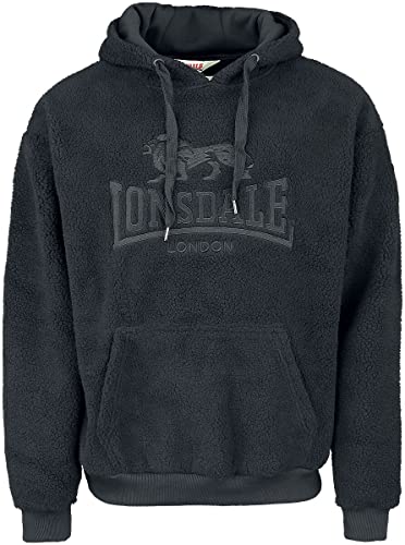 Lonsdale Herren Newchapel Sweatshirt, Schwarz, M EU von Lonsdale