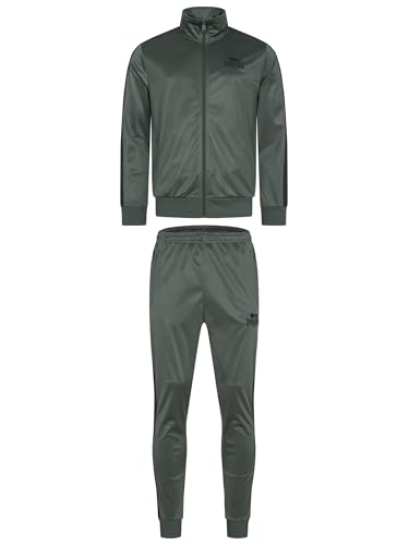 Lonsdale Herren Pember Jogginganzug, Olive/Black, XXL von Lonsdale