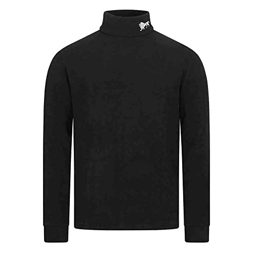 Lonsdale Herren Curdworth Rollkragenpullover, Black/White, L EU von Lonsdale