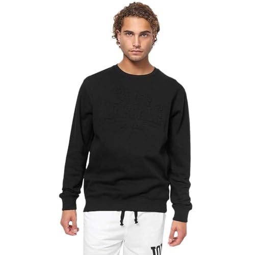 Lonsdale Herren Rundhals Sweatshirt Normale Passform DUISKY Black XL von Lonsdale