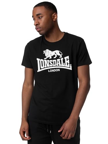 Lonsdale Herren ST. ERNEY T-Shirt, Schwarz, 5XL von Lonsdale