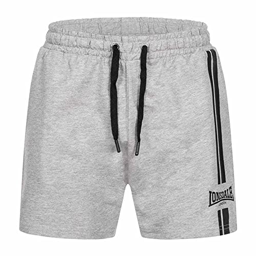 Lonsdale Herren Shorts Normale Passform ARDCHARNICH Marl Grey/Black L 117368 von Lonsdale