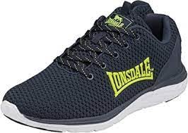 Lonsdale Herren Silwick Straen-Laufschuh, schwarz Uni, 43 EU von Lonsdale